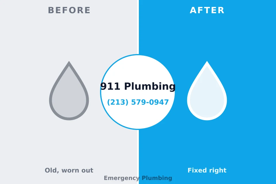 Before and after: plumbing repair Union Springs, AL